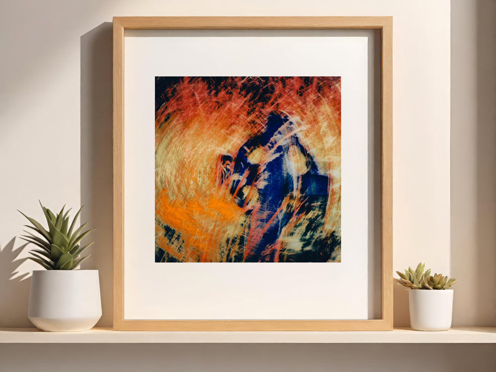 Brompton Cemetery Reflections | Semi Abstract Expressionist | Fine Art Photography Print