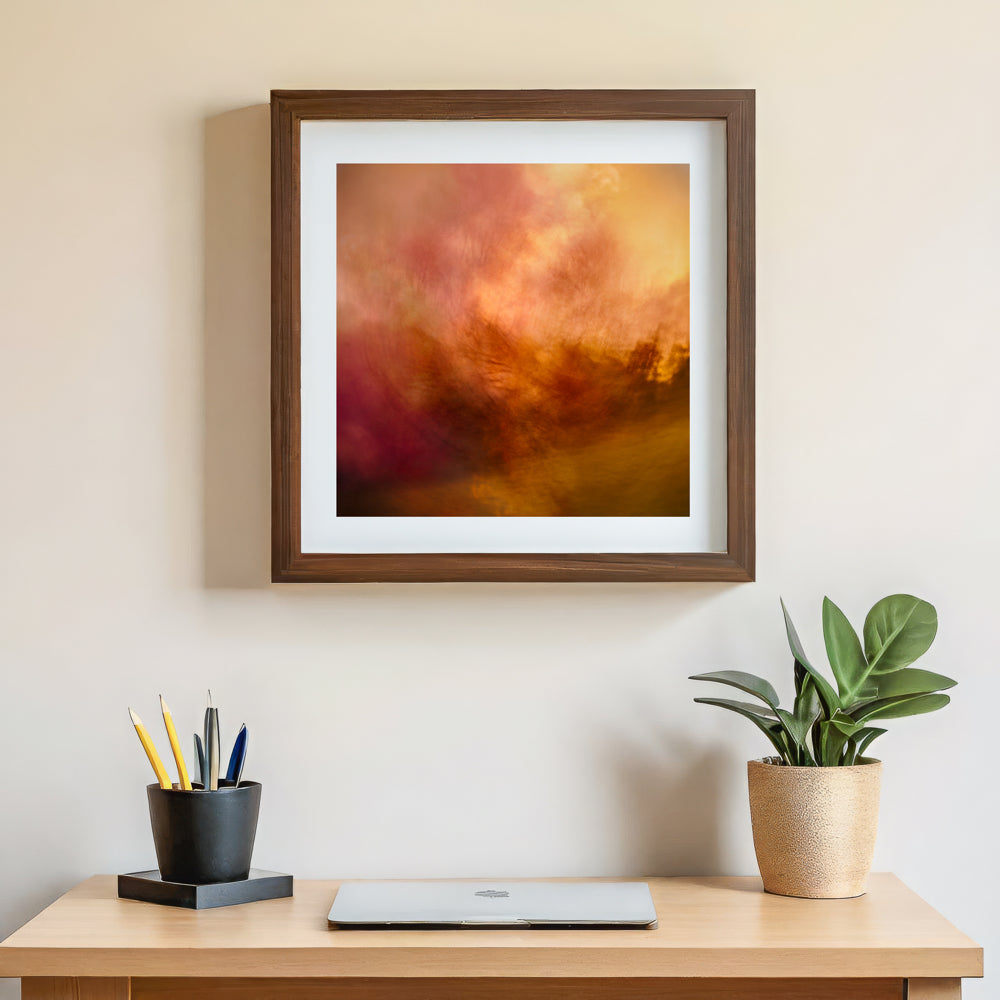 By Brook | Semi Abstract Expressionist Woodland | Fine Art Landscape Photography Print