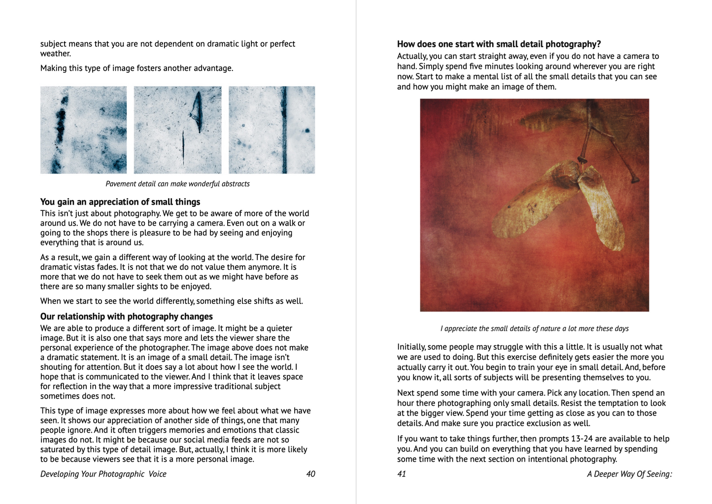 A Deeper Way Of Seeing: Developing Your Photographic Voice